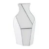 Polygon Vase White/Black