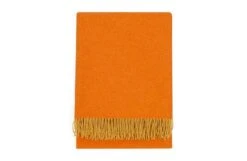 Two Tone Merino Throw Orange 150 X 180cm -Broste Copenhagen Shop 1023675 9 1