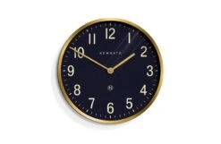 Mr Edwards Wall Clock Brass