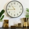 Mr Edwards Wall Clock Grey