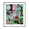 In Italian 1983 Jean-Michel Basquiat Framed Print
