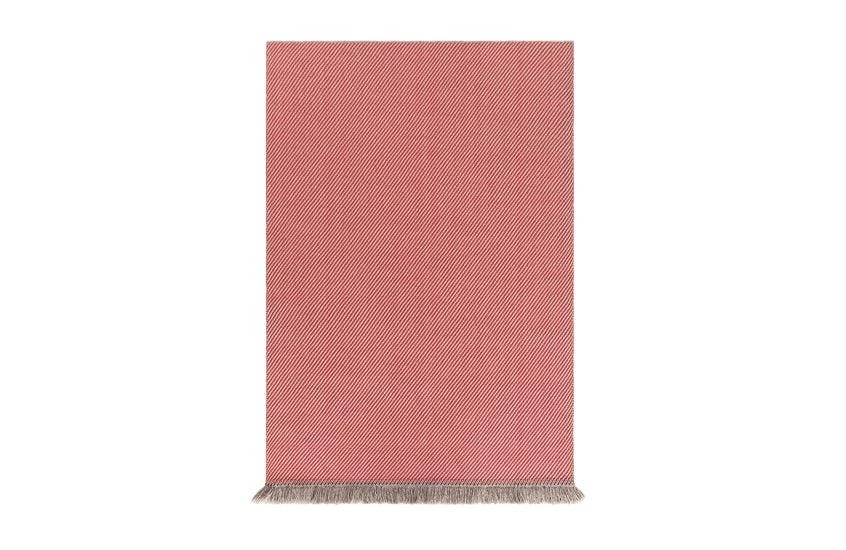 Garden Layers Rug Diagonal Almond Red 2 Garden Layers Rug Diagonal Almond Red - Image 2