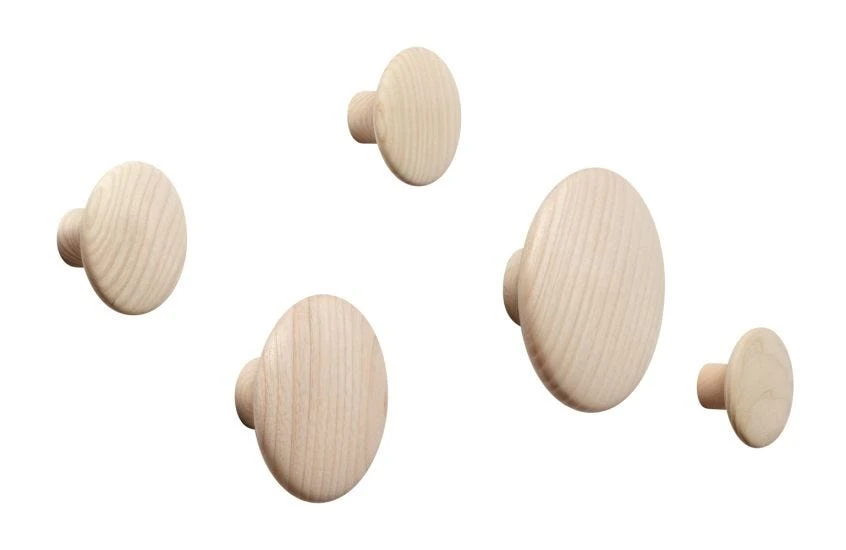 Muuto The Dots Set Of 5 Coat Hooks 4 Muuto The Dots Set Of 5 Coat Hooks - Image 4