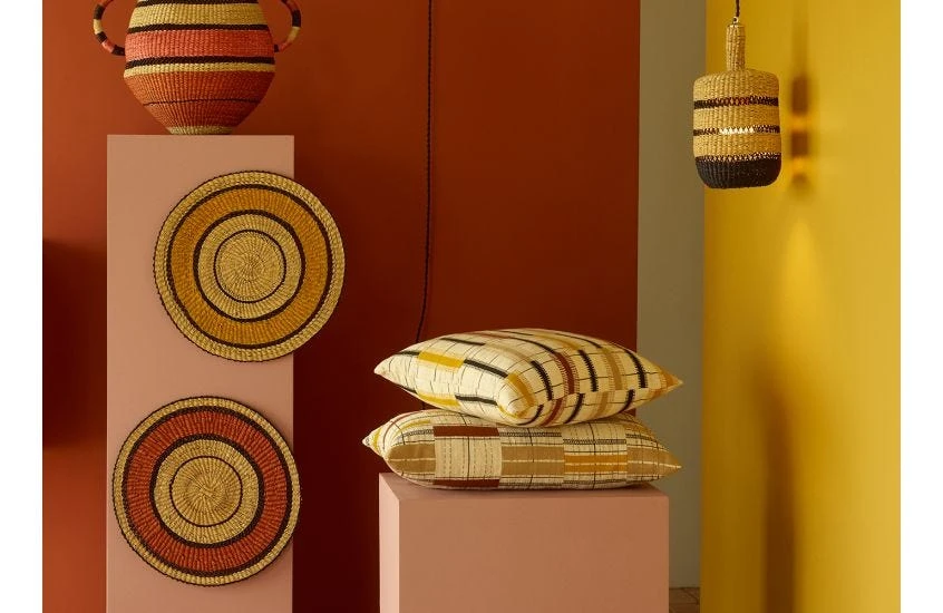 Kente Cushion Brick 2 Kente Cushion Brick - Image 2