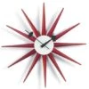 Vitra Sunburst Red Wall Clock