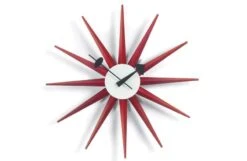 Vitra Sunburst Red Wall Clock