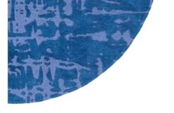 Baobab Rug Blue Round 240cm -Broste Copenhagen Shop 9250 suarezblue flatdown round rgb3