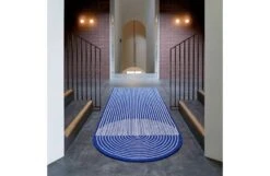 Ply Blue Runner 104 X 300cm -Broste Copenhagen Shop a m amb ply blue lifestyle 3