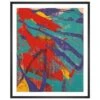 Rectangular Abstract Painting, 1982 By Andy Warhol Framed Print