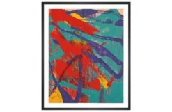 Rectangular Abstract Painting, 1982 By Andy Warhol Framed Print