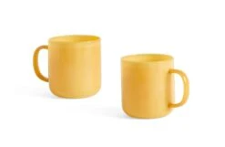 Hay Borosilicate Mug Set Of 2 -Broste Copenhagen Shop ab332 a668 af10 borosilicate mug set of 2 jade yellow