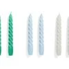 Hay Twisted Candles Set Of 6