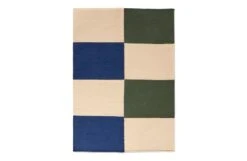 Hay Ethan Cook Flat Works Rug Peach Green Check