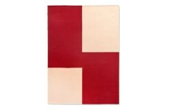 Hay Ethan Cook Flat Works Rug Red Offset 170 X 240cm