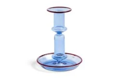 Hay Flare Candle Holder Medium -Broste Copenhagen Shop ab391 a931 flare medium light blue with red rim