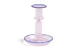 Hay Flare Candle Holder Medium -Broste Copenhagen Shop ab391 a932 flare medium pink with blue rim