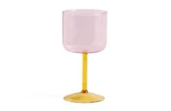 Hay Tint Wine Glasses Set Of 2 -Broste Copenhagen Shop ab530 a668 ag85 tint wine glass set of 2 pink and yellow 1