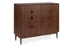 Amira Chest Of Drawers -Broste Copenhagen Shop amira 8 drawer wide chest walnut 24