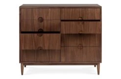 Amira Chest Of Drawers -Broste Copenhagen Shop amira 8 drawer wide chest walnut 6 1