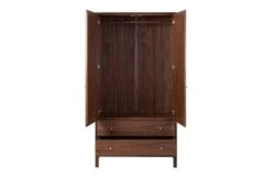 Artie 2 Door Wardrobe Walnut -Broste Copenhagen Shop artie bedroom range 0308