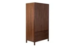 Artie 2 Door Wardrobe Walnut -Broste Copenhagen Shop artie bedroom range 0314