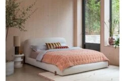 Washed Linen Grey Fitted Sheet King 8 Washed Linen Grey Fitted Sheet King -Broste Copenhagen Shop aw22 nuvola and velvet quilt dusty pink 160 bit stool 6