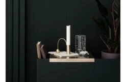 Ferm LIVING Balance Candle Holder -Broste Copenhagen Shop b a balance candle holder brass lifestyle3 2 1 1
