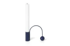 Ferm LIVING Balance Candle Holder -Broste Copenhagen Shop b a balance candle holder deep blue