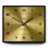 Box Office Wall Clock Black & Brass