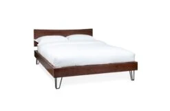 Brunel Bed Wooden Headboard Dark Wood -Broste Copenhagen Shop b r brunel bed dark oak