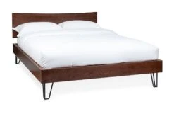 Brunel Bed Wooden Headboard Dark Wood -Broste Copenhagen Shop b r brunel bed in walnut 29 1