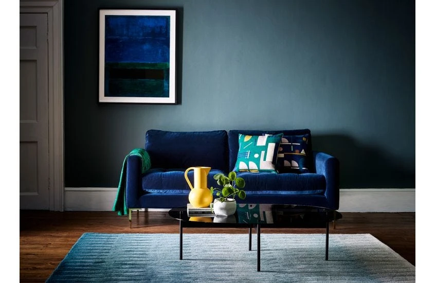 Linie Design Acacia Rug Blue 4 Linie Design Acacia Rug Blue - Image 4