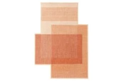 Canevas Geo Rug Coral -Broste Copenhagen Shop c a canevasgeo rug coral 2