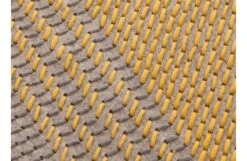 Canevas Geo Rug Grey -Broste Copenhagen Shop c a canevasgeo rug yellow detail 1