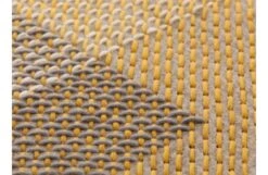 Canevas Geo Rug Grey -Broste Copenhagen Shop c a canevasgeo rug yellow detail 3