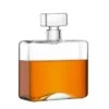 Cask Whisky Oblong Decanter 1L Clear