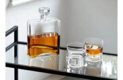 Cask Whisky Oblong Decanter 1L Clear -Broste Copenhagen Shop c a cask whisky tumbler clear 250ml set 5 1