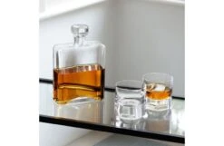Cask Whisky Oblong Decanter 1L Clear -Broste Copenhagen Shop c a cask whisky tumbler clear 250ml set 6 1