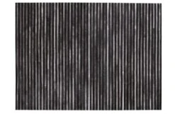 Linie Design Channel Hide Rug Granite