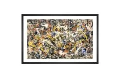 Convergence By Jackson Pollock Framed Print
