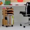 Small Desk Organiser With Wheels