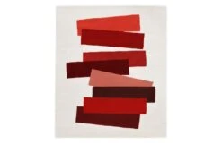 The Many Faces Of Red Rug 150 X 180cm -Broste Copenhagen Shop christopher farr editions josef albers many faces of red