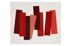 The Many Faces Of Red Rug 150 X 180cm -Broste Copenhagen Shop christopher farr editions josef albers many faces of red3