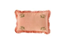 Leinikki Corduroy Cushion Peach 35 X 55cm -Broste Copenhagen Shop coudroy peach 2