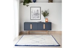 Linie Design Demantur Rug Blue -Broste Copenhagen Shop d e demantur rug lifestyle 3