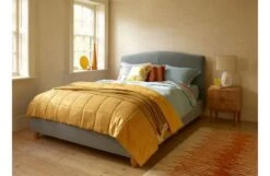 Linen Cotton Quilt Mustard -Broste Copenhagen Shop devon bed ss23 122 1