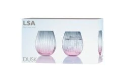 Dusk Tumbler Set Of 2 -Broste Copenhagen Shop dusk tumbler pink 3