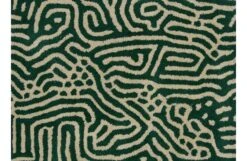 Ecume Rug Green 200 X 300cm -Broste Copenhagen Shop ecume green close up