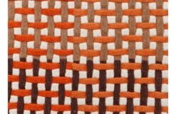 Entrelacs Rug Safran 207 X 297cm -Broste Copenhagen Shop entralacs saffron close up