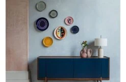 Serax Ottolenghi Feast Dots Serving Plate Blue And White Medium